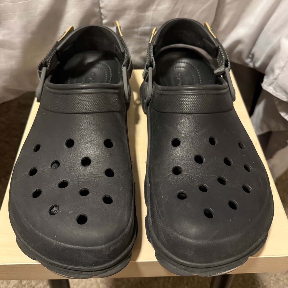 Black Crocs Sport with Adjustable Strap